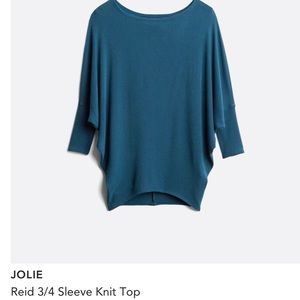 Jolie- Reid 3/4 Sleeve Knit Top